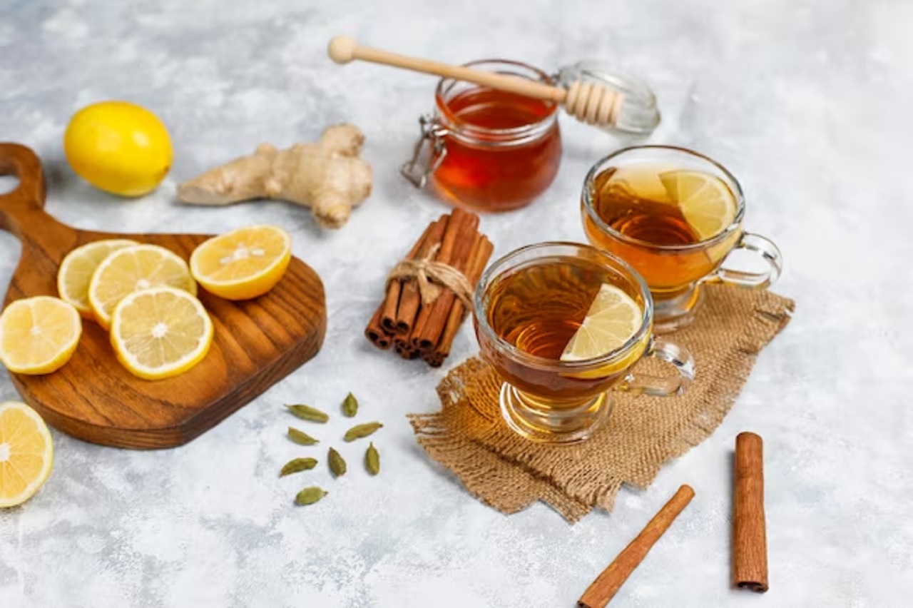 Ginger Cinnamon Lemon Tea